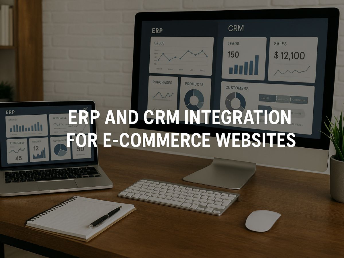 Seamless ERP and CRM integration solutions by a leading E-commerce development company in USA for optimized operations