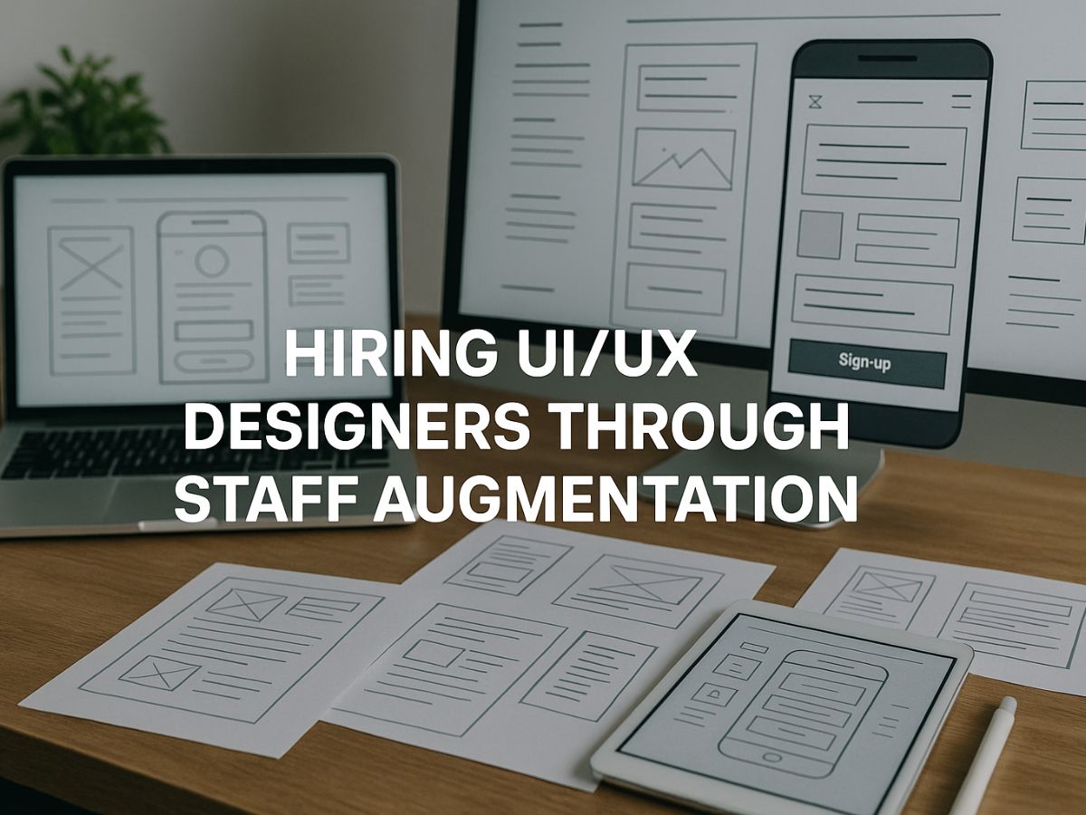 Skilled UI/UX designers from a trusted IT staff augmentation company in USA to boost your digital project success
