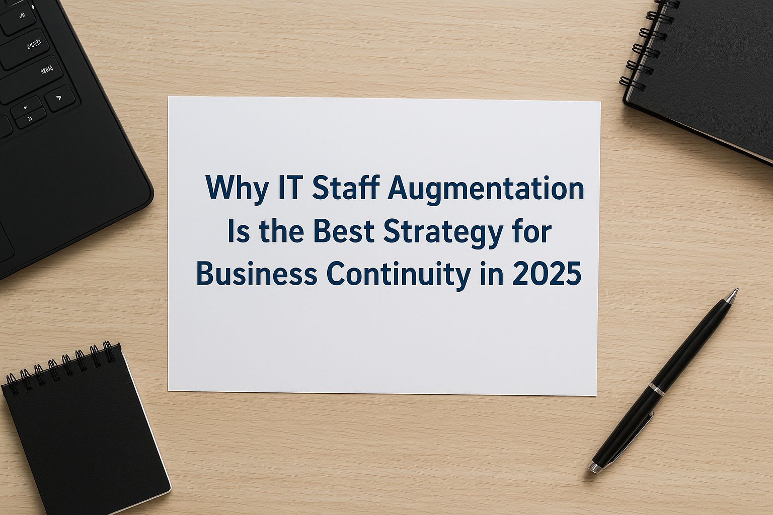 Ensure seamless business continuity in 2025 with expert solutions from a trusted IT staff augmentation company in USA