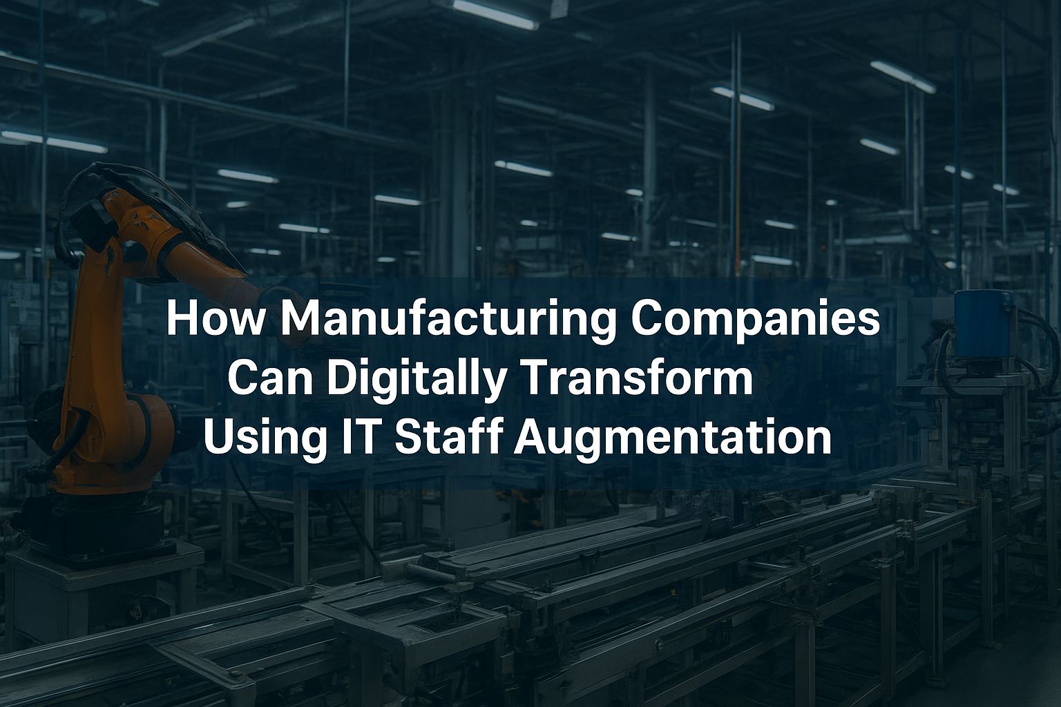 Digital growth solutions for manufacturing firms provided by a trusted IT staff augmentation company in USA.